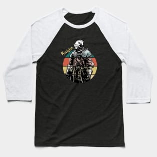 Cool Retro Knight: Knight Baseball T-Shirt